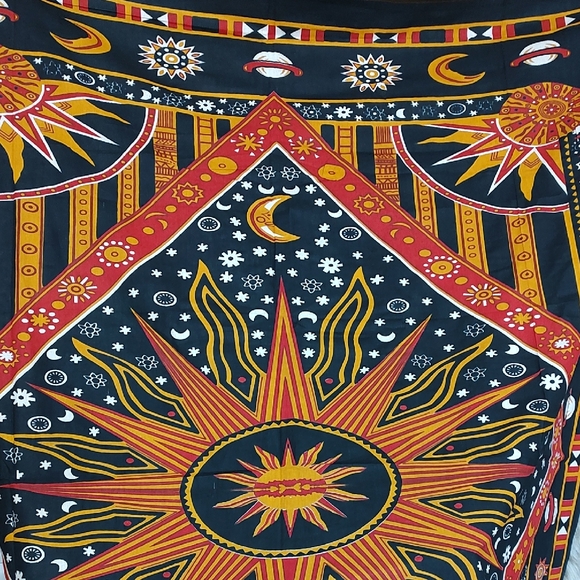 Raajsee Other - Sun and Moon Tapestry